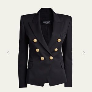 BALMAIN - Classic Double-Breasted Blazer, S